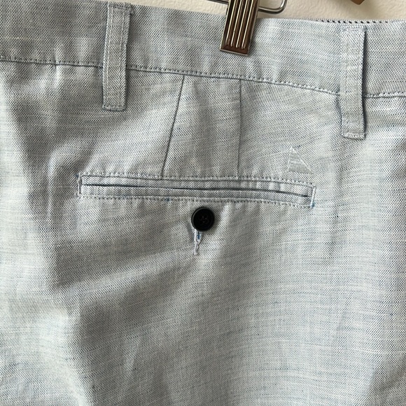 UNTUCKIT MEN’S LINEN BLEND CHINO SHORTS SIZE 36 WAIST BLUE - Picture 6 of 8